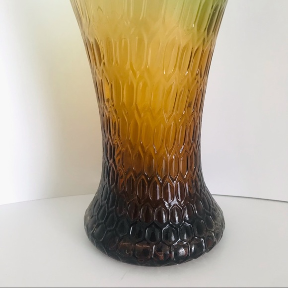 1970s Gradient Murano Glass Sculpted Owl Vase Vintage Excellent Condition! 14.5” - Picture 8 of 15